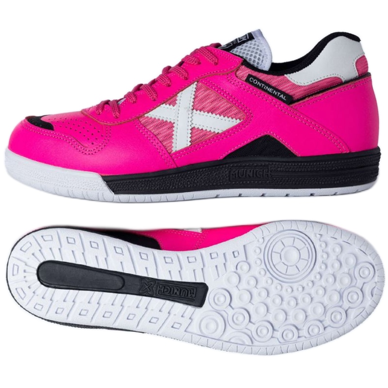 Munich Continental 944 En zapatillas de fútbol 4100944 rosado