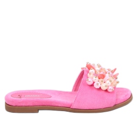 Seastar Chanclas Lumsen Fucsia con piedras de colores rosado