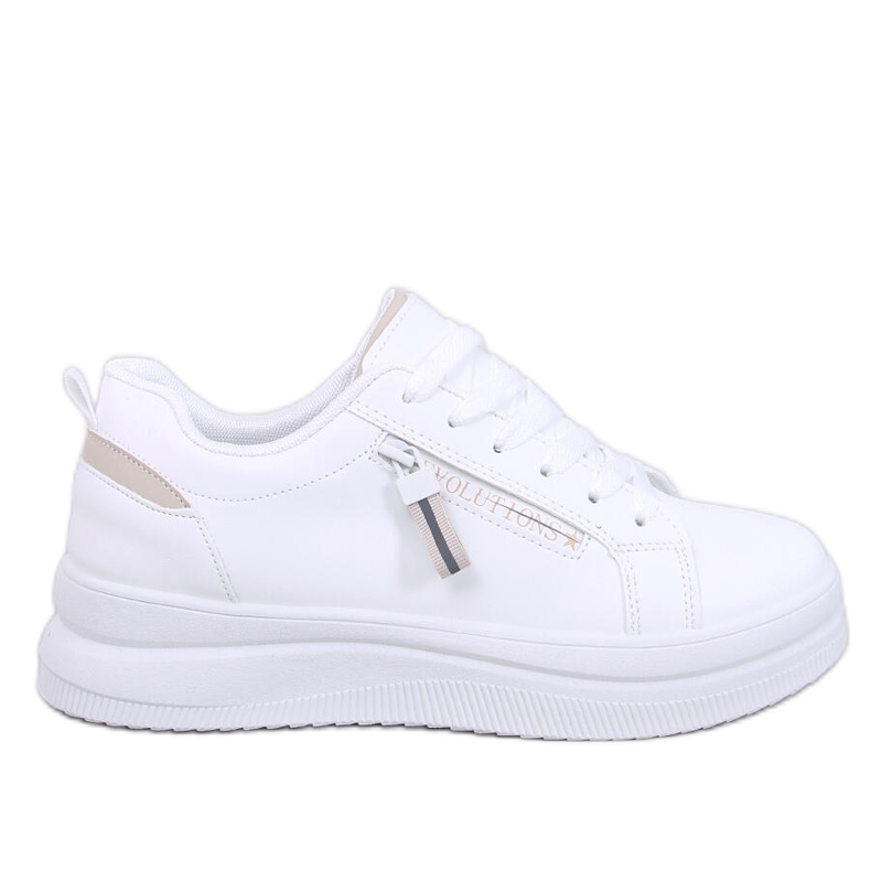 Mayers Deportivas mujer Beige blanco