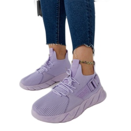 Zapatillas deportivas ligeras de color morado de Faruz púrpura