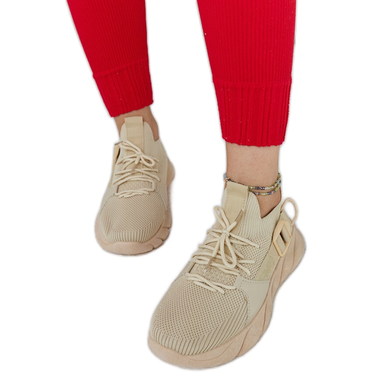 Zapatillas deportivas ligeras beige de Faruz