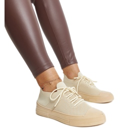 Deportivas ligeras beige claro de Senaida