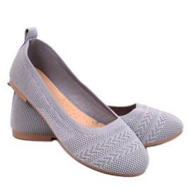 Newey Bailarinas de punto gris