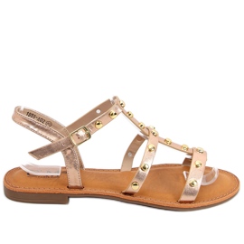 Sandalias con tachuelas Neha Champagne rosa