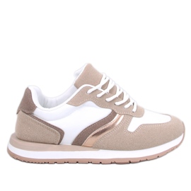 Deportivas de mujer Carthy Caqui blanco