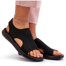 Sandalias Deportivas Mujer Negro Cesys