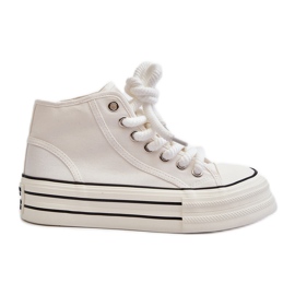 Zapatillas Mujer Plataforma Blanco Aineri