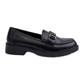 Mocasines Mujer Con Decoración S.Barski HY372 Negro Mocasines Mujer Con Decoración S.Barski HY372 Negro