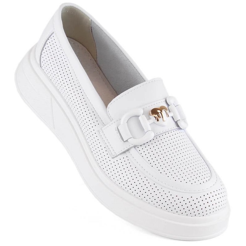 S.Barski Zapatos S. Barski en la plataforma W LR720 OLI251B blanco