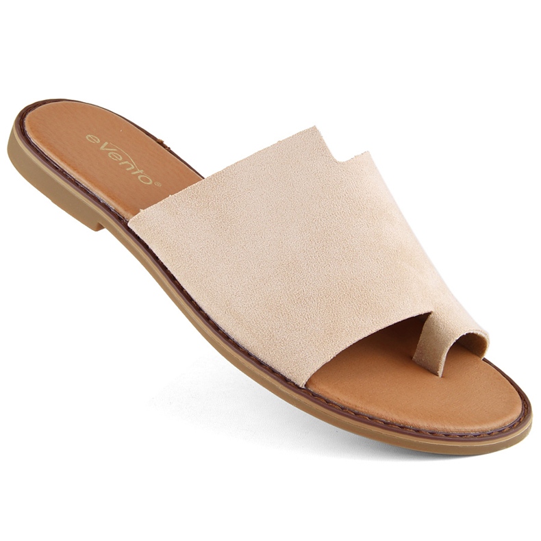 Chanclas mujer ante beige eVento 4586
