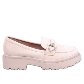 Sheady Mocasines suela alta ante beige Sheady Mocasines suela alta ante beige
