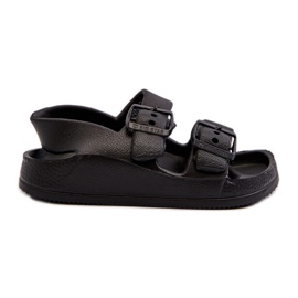 Chanclas Infantiles Ligeras Con Hebillas Big Star NN374536 Negro