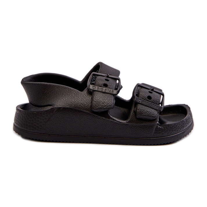 Chanclas Infantiles Ligeras Con Hebillas Big Star NN374536 Negro