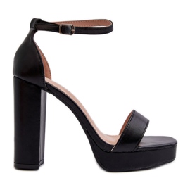 Sandalias negras de tacón alto Trewenna negro