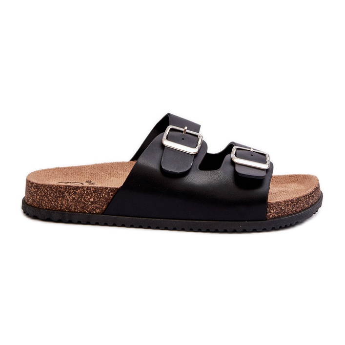 Chanclas de Mujer Con Hebillas Negro Oliena