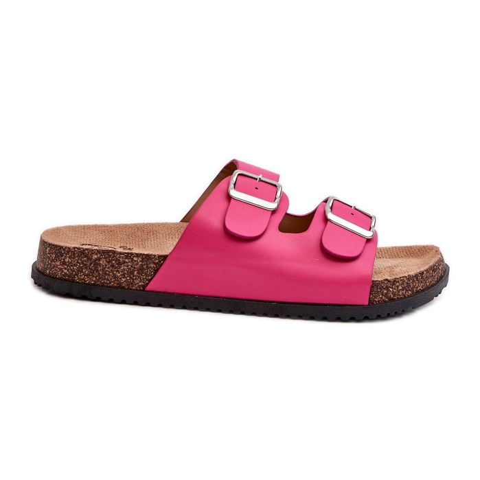 Chanclas de Mujer Con Hebillas Fucsia Oliena rosado Chanclas de Mujer Con Hebillas Fucsia Oliena rosado