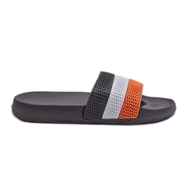 Chanclas Clásicas De Hombre Con Tiras Gris Sylri
