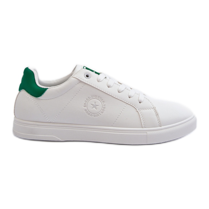 Zapatillas Bajas para Hombre Piel Ecológica Big Star NN174280 Blanco