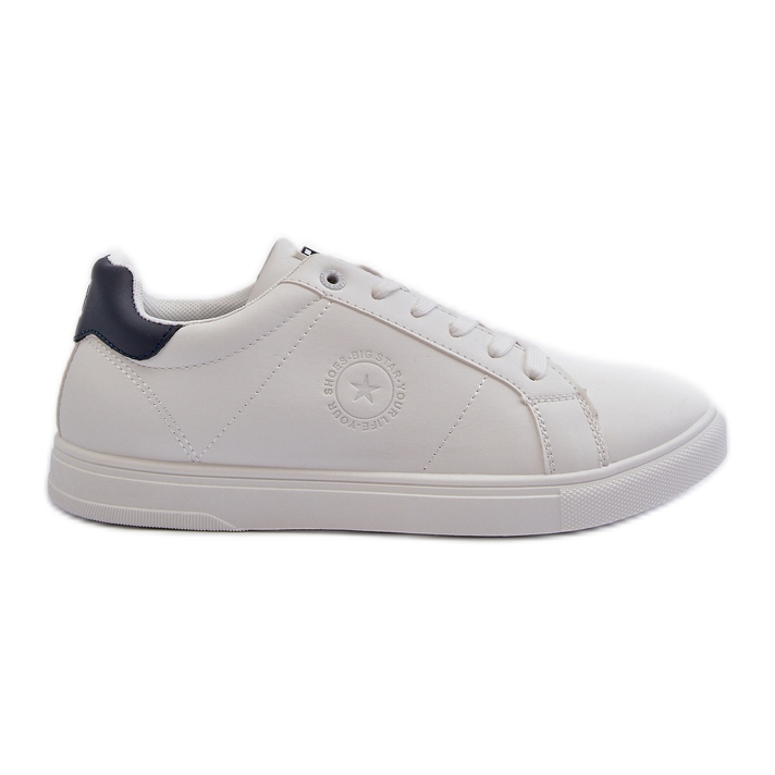 Zapatillas Bajas para Hombre Piel Ecológica Big Star NN174282 Blanco Zapatillas Bajas para Hombre Piel Ecológica Big Star NN174282 Blanco