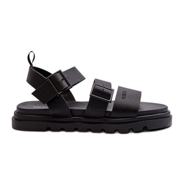 Sandalias Mujer Piel Ecológica Big Star NN274065 Negro