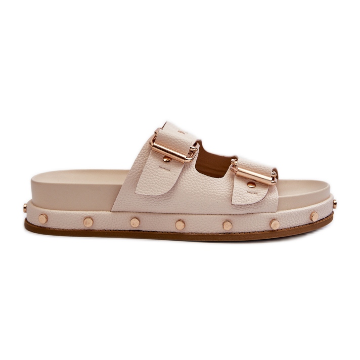 Chanclas de Mujer con Plataforma Big Star NN274083 Beige