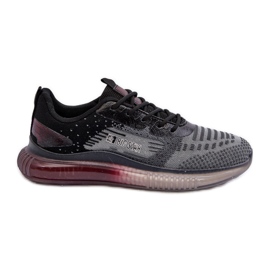 Zapatillas Deportivas de Hombre HI-POLY System Big Star NN174476 Negro gris