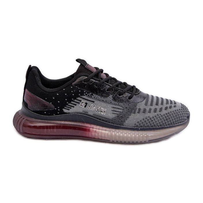 Zapatillas Deportivas de Hombre HI-POLY System Big Star NN174476 Negro gris