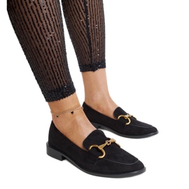Mocasines hebilla Gibarti negros Mocasines hebilla Gibarti negros