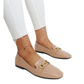 Mocasines beige con hebilla Areebah Mocasines beige con hebilla Areebah