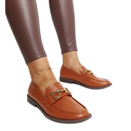 Mocasines marrones con hebilla Lea marrón