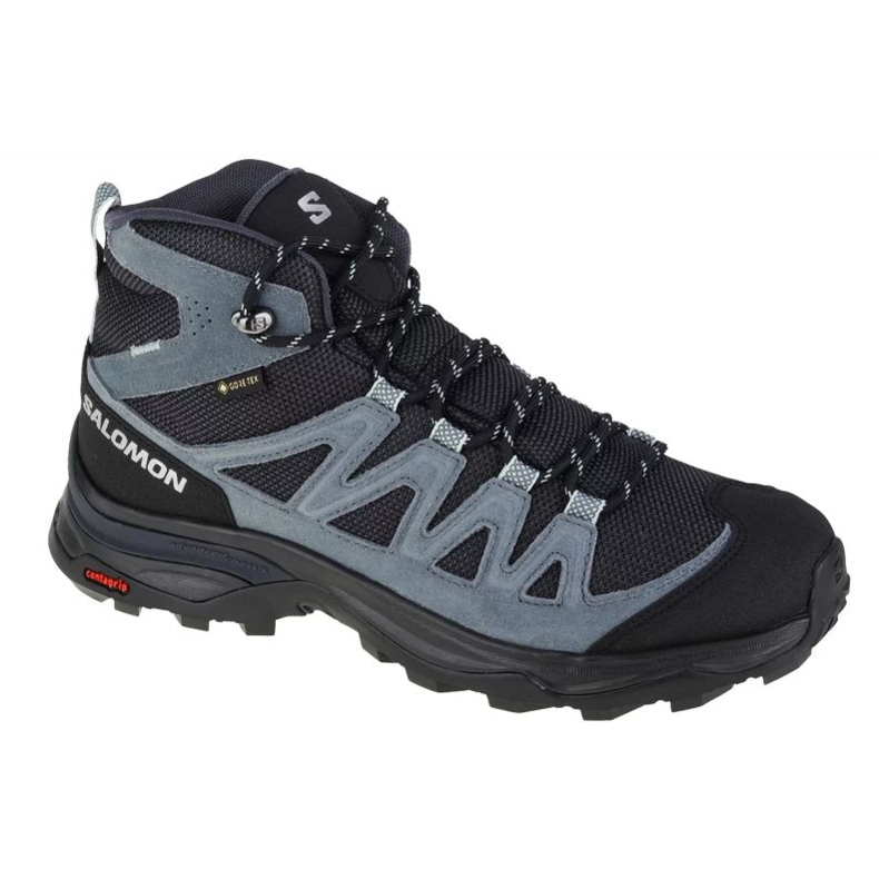 Zapatillas Salomon X Ward Leather Mid Gtx W 471820 negro