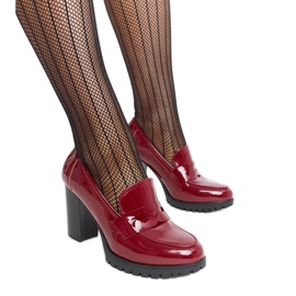 Salón de charol rojo con tacón alto Licoletta Salón de charol rojo con tacón alto Licoletta