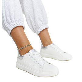 Zapatillas con plataforma Ariam blancas blanco