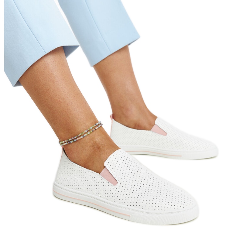 Zapatos Sanan blancos