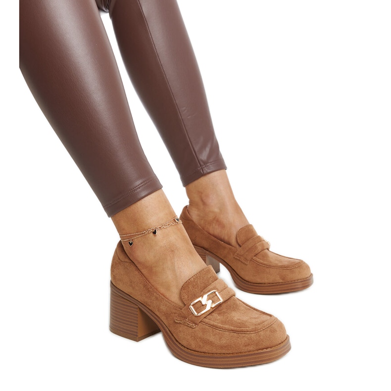 Salón tacón Aludra marrón