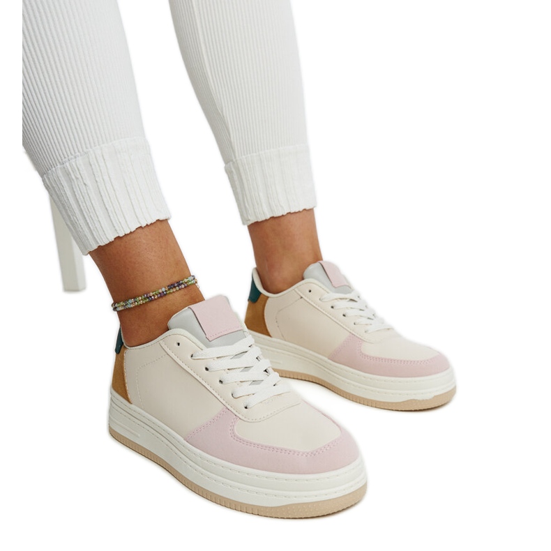Zapatillas multicolores con plataforma Cvita.