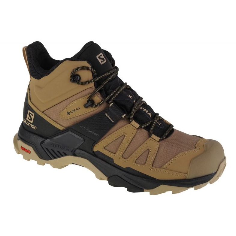 Zapatillas Salomon X Ultra 4 Mid Gtx 412941 marrón