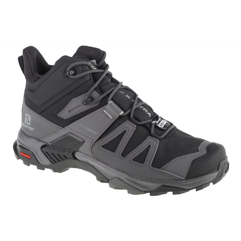 Zapatillas Salomon X Ultra 4 Mid Wide Gtx 412946 negro Zapatillas Salomon X Ultra 4 Mid Wide Gtx 412946 negro