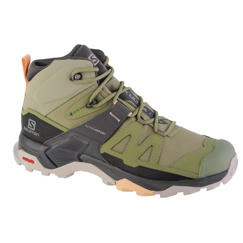 Zapatillas Salomon X Ultra 4 Mid Gtx 416251 verde