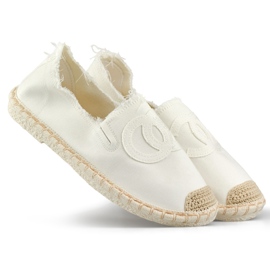 Alpargatas clásicas de mujer blancas. blanco Alpargatas clásicas de mujer blancas. blanco