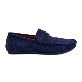Mckeylor Mocasines Hombre Ante Ecológico, Azul Marino Mckeylor Mocasines Hombre Ante Ecológico, Azul Marino