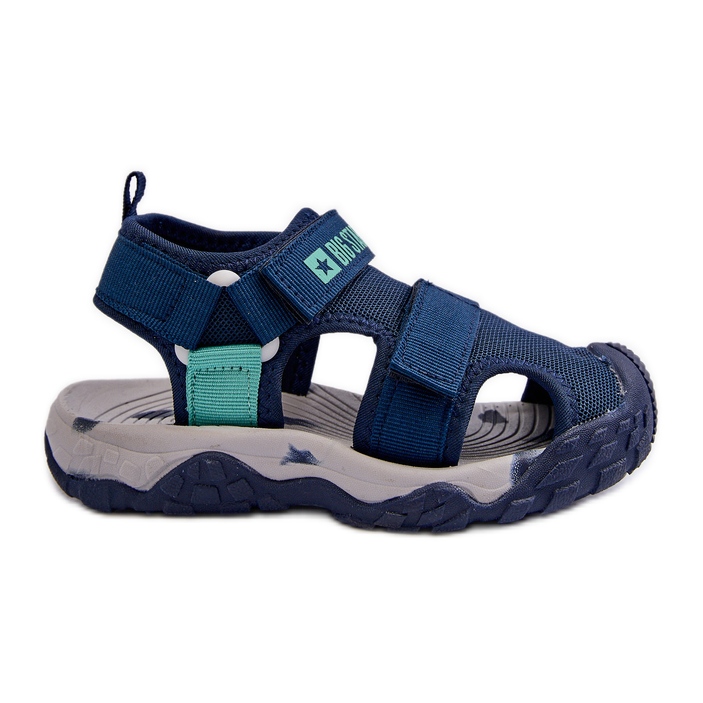 Sandalias Velcro Niño Big Star NN374232 Azul marino