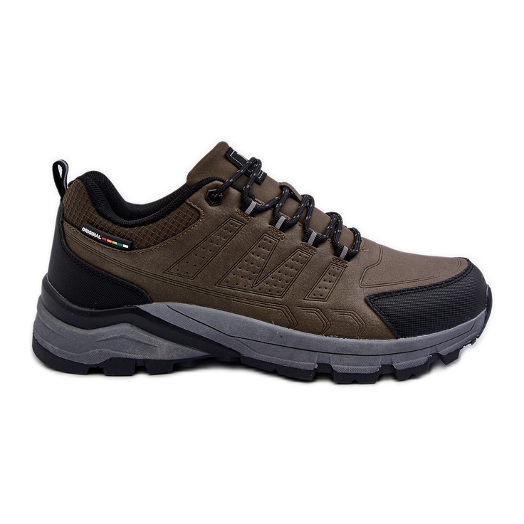 Zapatos de senderismo caqui McBraun para hombre verde