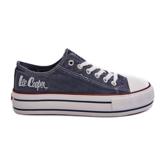 Zapatillas de Mujer con Suela Gruesa Lee Cooper LCW-24-31-2220 Azul Marino