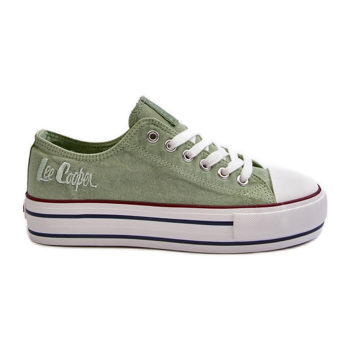Zapatillas de Mujer con Suela Gruesa Lee Cooper LCW-24-31-2217 Verde