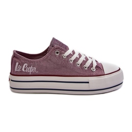 Zapatillas de Mujer con Suela Gruesa Lee Cooper LCW-24-31-2219 Morado púrpura