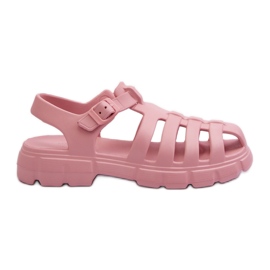 Sandalias Romanas Mujer Espuma Rosa Gasaria
