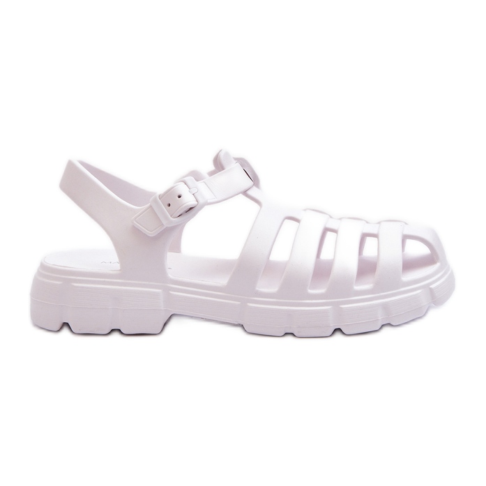 Sandalias Romanas Mujer Espuma Blanco Gasaria
