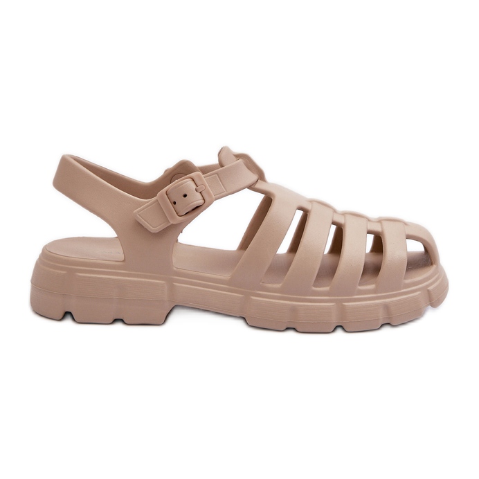 Sandalias Romanas Mujer Espuma Beige Gasaria