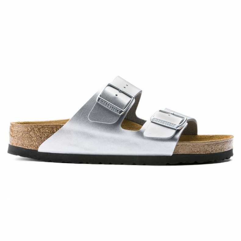 Chanclas Birkenstock Arizona Bf 1012283 plata